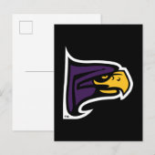 Hunter College Hawk Profil Maskottchen Postkarte (Vorne/Hinten)