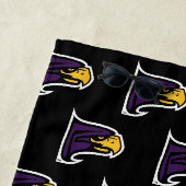 Hunter College Hawk Profil Maskottchen Strandtuch (Beispiel)