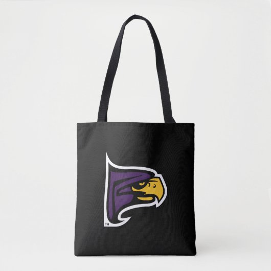 Hunter College Hawk Profil Maskottchen Tasche (Vorderseite)