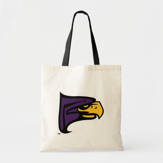 Hunter College Hawk Profil Maskottchen Tragetasche (Vorne)