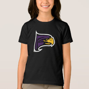 Hunter College Hawk Profil Maskottchen Tri-Blend Shirt