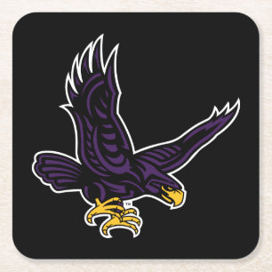 Hunter College Hawk Rechteckiger Pappuntersetzer