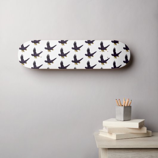 Hunter College Hawk Skateboard (Wandkunst (Horz))