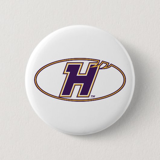 Hunter College Hawks Athletik-Logo Button (Vorderseite)