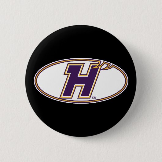 Hunter College Hawks Athletik-Logo Button (Vorderseite)