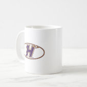 Hunter College Hawks Athletik-Logo Kaffeetasse (Vorderseite Links)