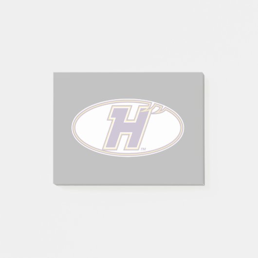 Hunter College Hawks Athletik-Logo Post-it Klebezettel (Vorderseite)