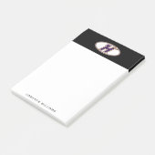 Hunter College Hawks Athletik-Logo Post-it Klebezettel (angewinkelt)