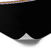 Hunter College Hawks Athletik-Logo Poster (Ecke)