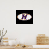 Hunter College Hawks Athletik-Logo Poster (Küche)