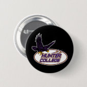 Hunter College Hawks Maskottchen Button (Vorne & Hinten)