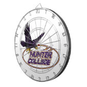 Hunter College Hawks Maskottchen Dartscheibe (Vorderseite rechts)