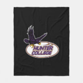 Hunter College Hawks Maskottchen Fleecedecke (Vorderseite)