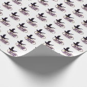 Hunter College Hawks Maskottchen Geschenkpapier (Ecke)