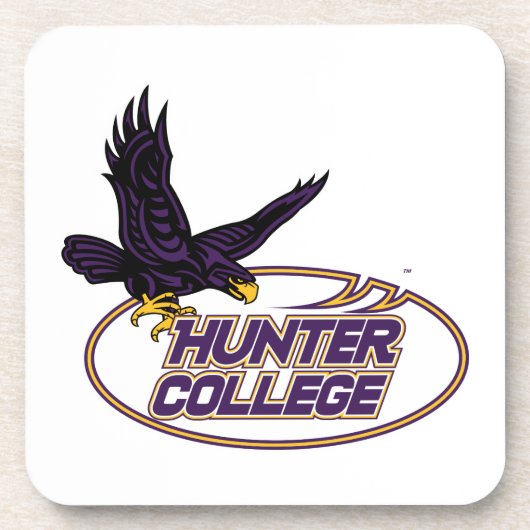 Hunter College Hawks Maskottchen Getränkeuntersetzer (Vorderseite)