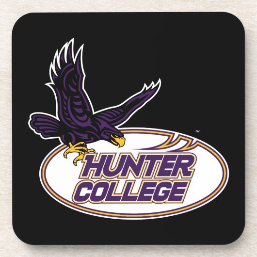 Hunter College Hawks Maskottchen Getränkeuntersetzer (Vorderseite)