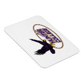 Hunter College Hawks Maskottchen Magnet (Rechte Seite)