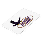 Hunter College Hawks Maskottchen Magnet (Linke Seite)