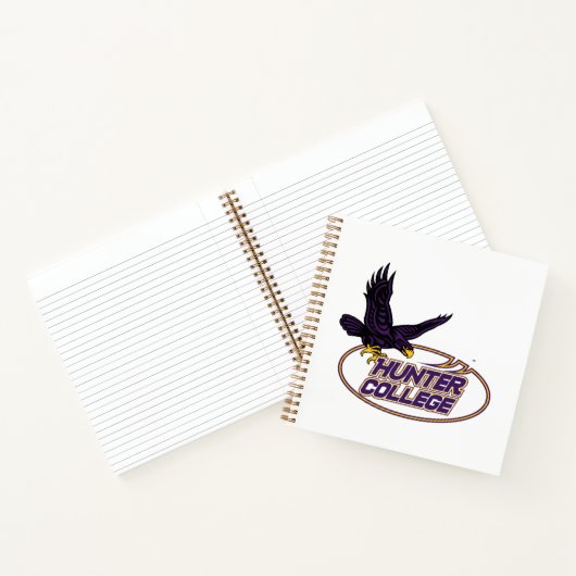 Hunter College Hawks Maskottchen Notizblock (Innenseite)