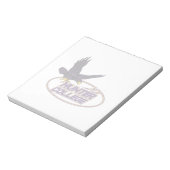 Hunter College Hawks Maskottchen Notizblock (Rotiert)
