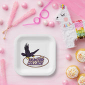 Hunter College Hawks Maskottchen Pappteller (Party)