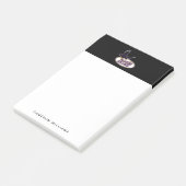 Hunter College Hawks Maskottchen Post-it Klebezettel (angewinkelt)