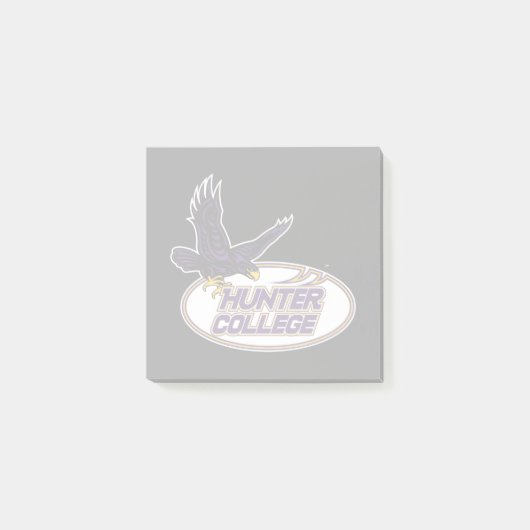 Hunter College Hawks Maskottchen Post-it Klebezettel (Vorderseite)