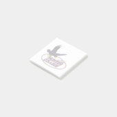 Hunter College Hawks Maskottchen Post-it Klebezettel (angewinkelt)