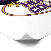 Hunter College Hawks Maskottchen Poster (Ecke)