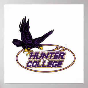 Hunter College Hawks Maskottchen Poster