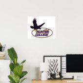 Hunter College Hawks Maskottchen Poster (Heimbüro)