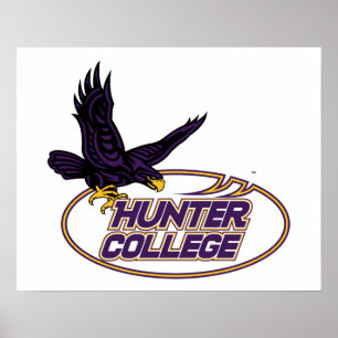 Hunter College Hawks Maskottchen Poster