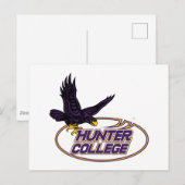 Hunter College Hawks Maskottchen Postkarte (Vorne/Hinten)