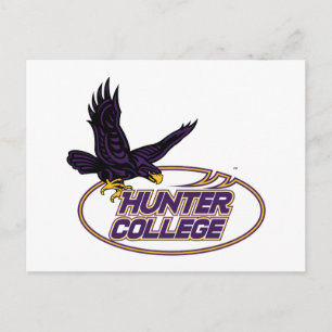 Hunter College Hawks Maskottchen Postkarte