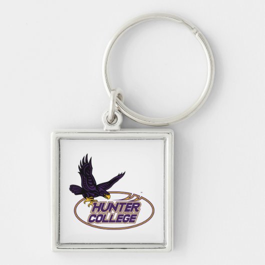 Hunter College Hawks Maskottchen Schlüsselanhänger (Vorne)