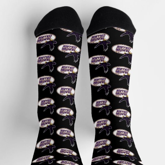 Hunter College Hawks Maskottchen Socken (Oben)