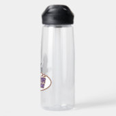 Hunter College Hawks Maskottchen Trinkflasche (Rückseite)