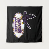 Hunter College Hawks Maskottchen Wandteppich (Vorderseite (Horizontal))