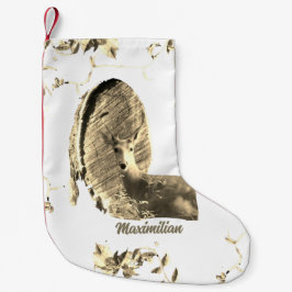 Hunter Country Wood Knot Buck Deer Kleiner Weihnachtsstrumpf