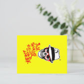 Hunter Dead Thompson Postkarte (Stehend Vorderseite)