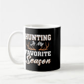 Hunter Deer Funny Junting ist meine Lieblingssaiso Kaffeetasse (Links)