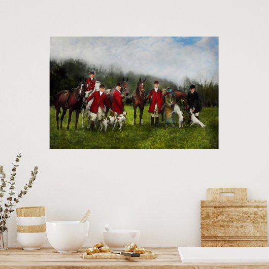 Hunter - Die Fuchsjagd - Tally-ho 1924 Poster (Küche)