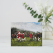 Hunter - Die Fuchsjagd - Tally-ho 1924 Postkarte (Stehend Vorderseite)