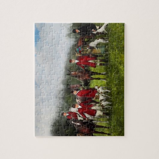 Hunter - Die Fuchsjagd - Tally-ho 1924 Puzzle (Vertikal)