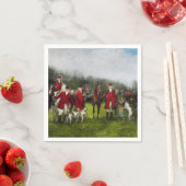 Hunter - Die Fuchsjagd - Tally-ho 1924 Serviette (Beispiel)