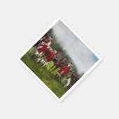 Hunter - Die Fuchsjagd - Tally-ho 1924 Serviette (Ecke)