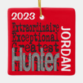 Hunter Extraordinaire CUSTOM Keramikornament (Vorderseite)