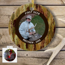 Hunter FIRST DEER Foto Camouflage Personalisiert