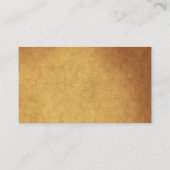 Hunter Fisherman Guide Outfitters Beruflich Visitenkarte (Rückseite)