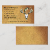 Hunter Fisherman Guide Outfitters Beruflich Visitenkarte (Vorne/Hinten)